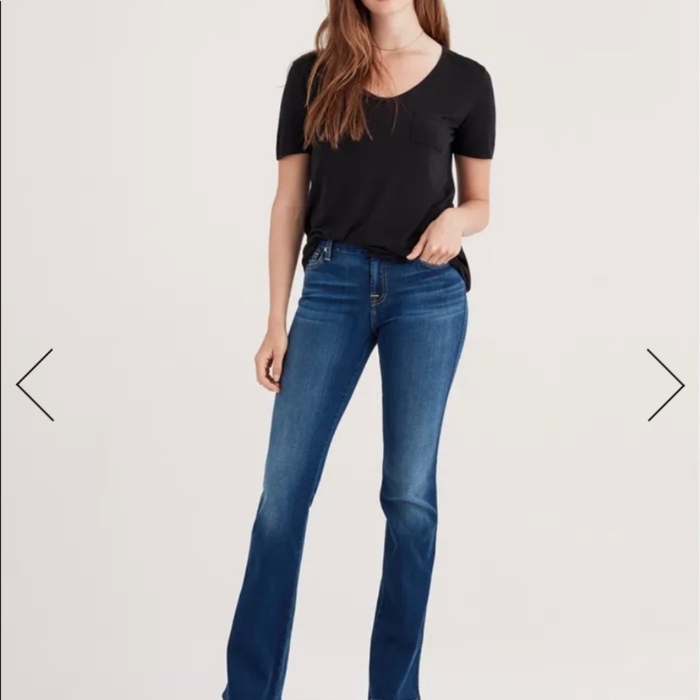 7 for man kind kimmie boot cut in duchess